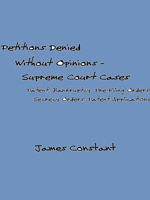 cover image of Petitions Denied Without Opinion